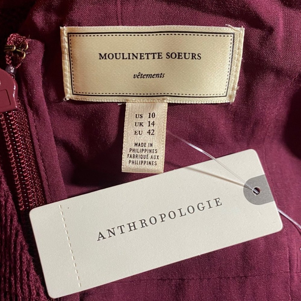 ANTHROPOLOGIE Moulinette Ariana Lace Column Dress - Picture 6 of 8